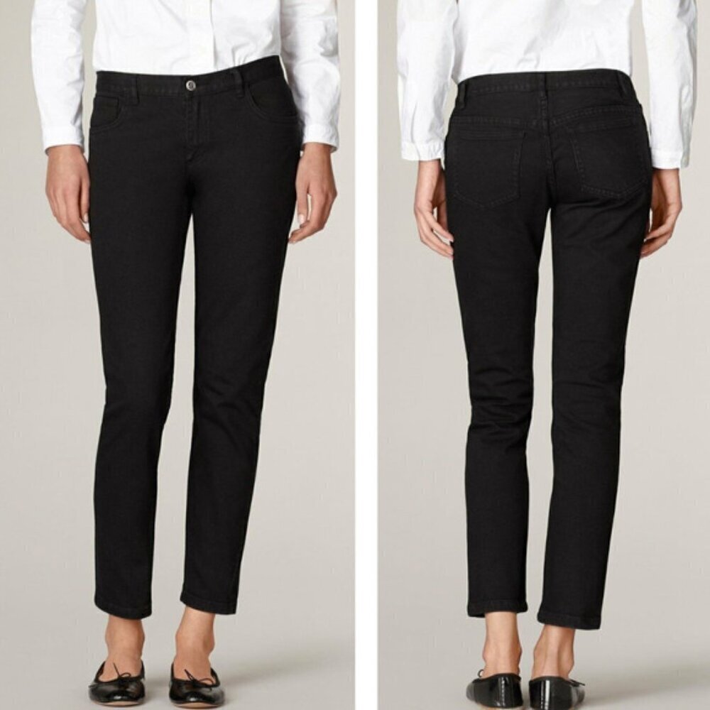 NWT A.P.C. Jean Etroit Court Noir Lave Cropped Skinny Jean Sz 25